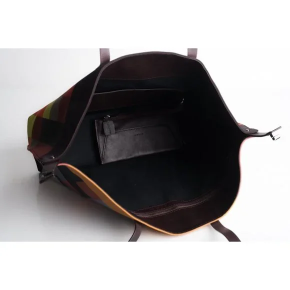 Akris Womens Medium Ai Shoulder Bag Purse Technical Fabric Colorblock Multicolor - Picture 6 of 16